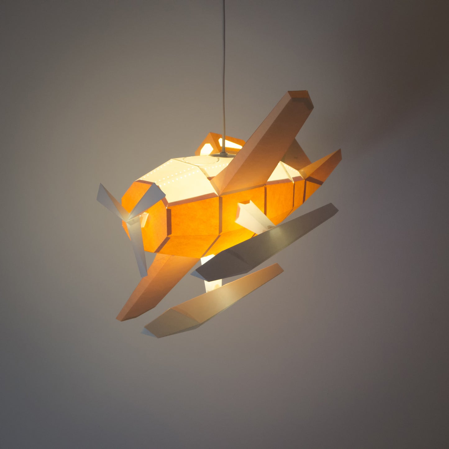 DIY Papierlampe - Wasserflugzeug - Owl Paper Lamps  -