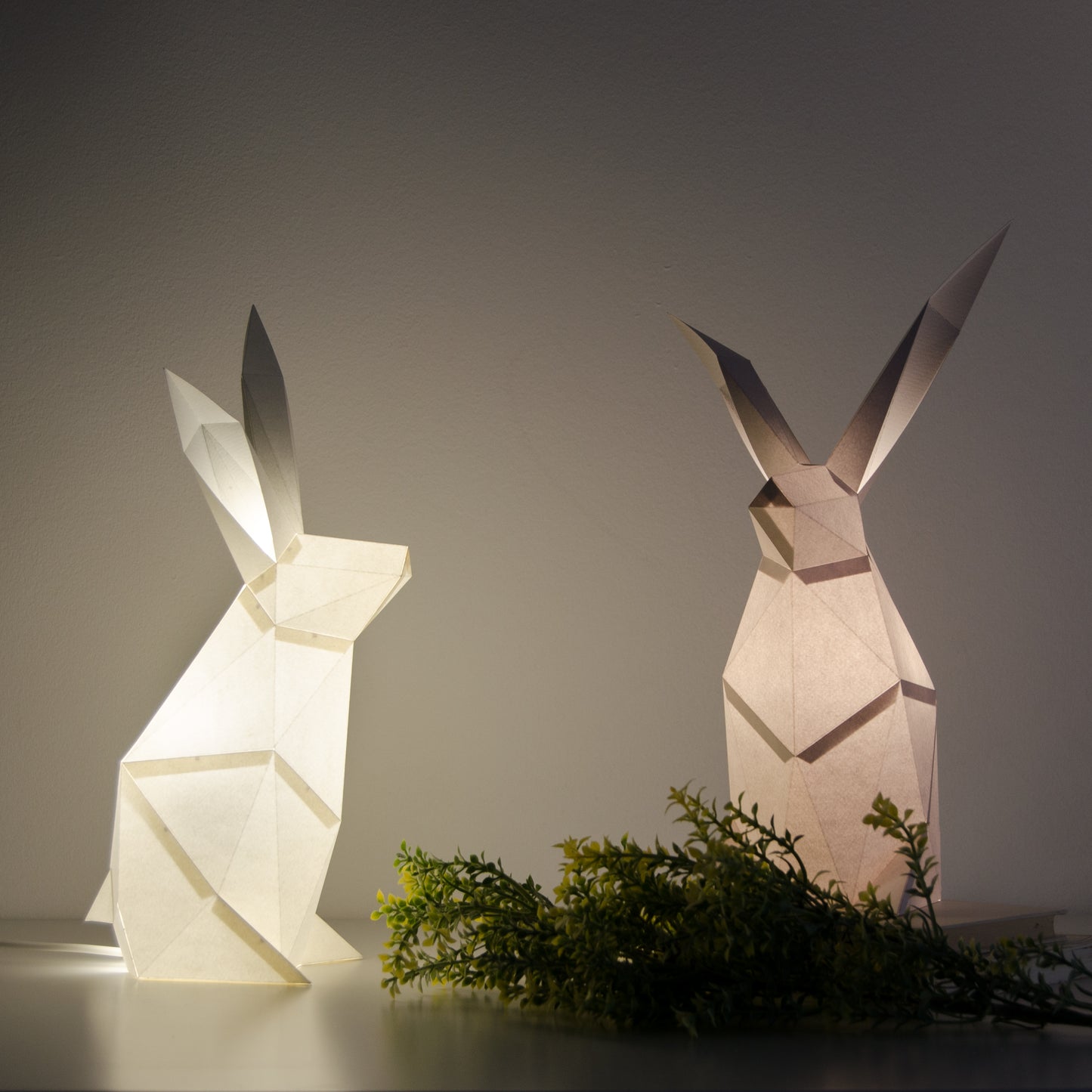 Owl Paper Lamps - Rabbit
