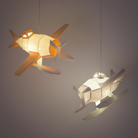 Owl Paper Lamps - Seaplane