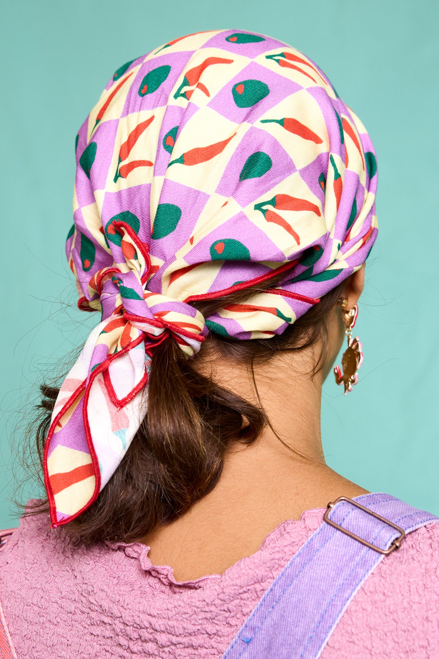 Favorite People Bandana Tuch "Formaggio" aus Baumwolle – Nachhaltig, Made in Portugal