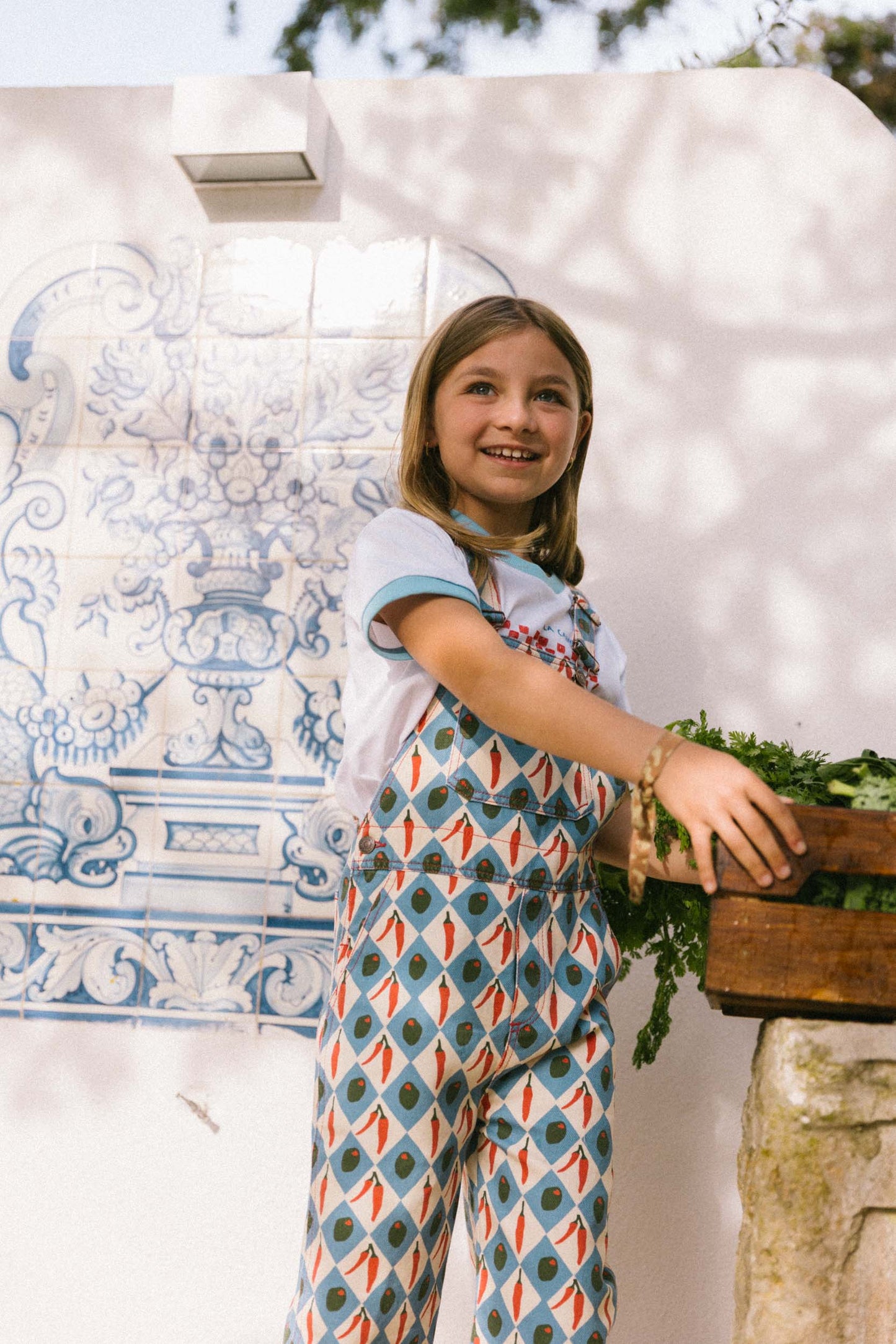 Favorite People Kinder Latzhose "Olivia" aus Baumwolle – Nachhaltig, Made in Portugal