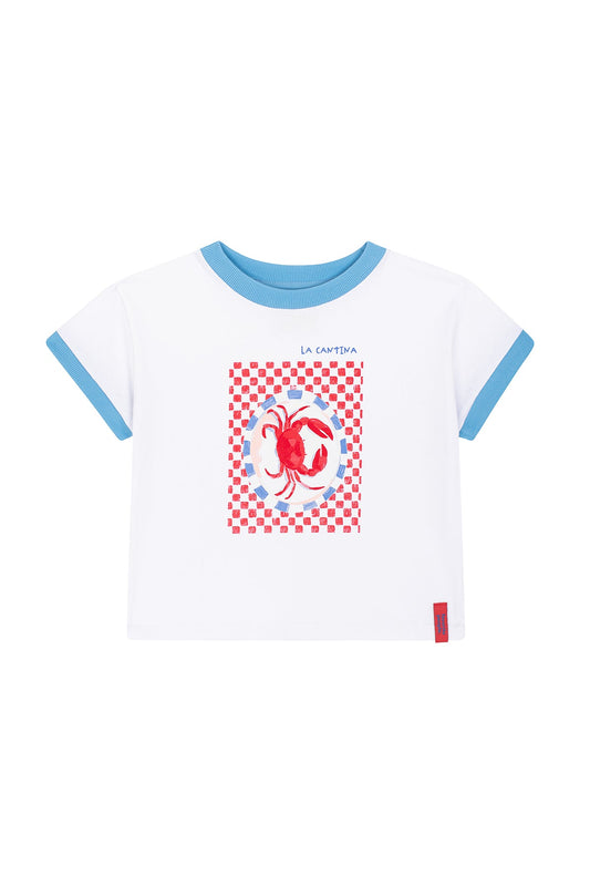 Favorite People Kinder T-shirt "Bella Vita" aus Baumwolle – Nachhaltig, Made in Portugal