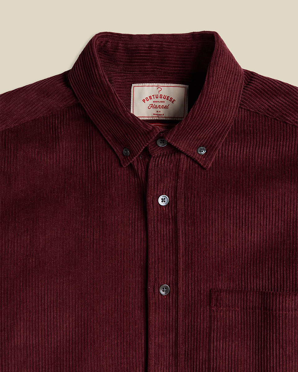 Portuguese Flannel AW25 - Lobo Bordeaux
