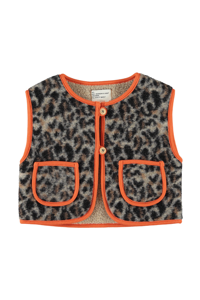 Piupiuchick AW26 - Kinder West Grau - Tiere Muster