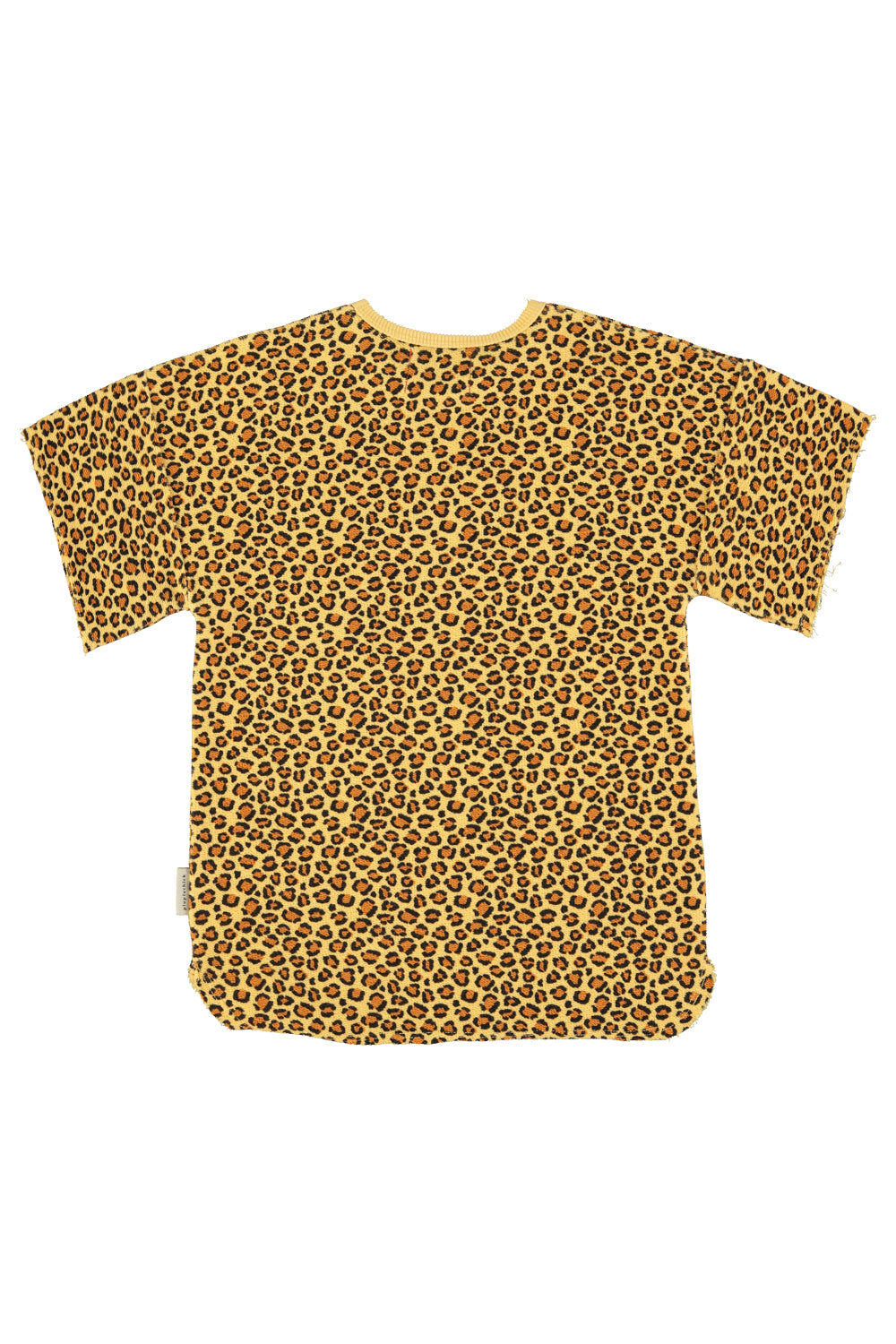 Piupiuchick - Kinder T-shirt Kleid - Bio-Baumwolle - Leoparden Muster
