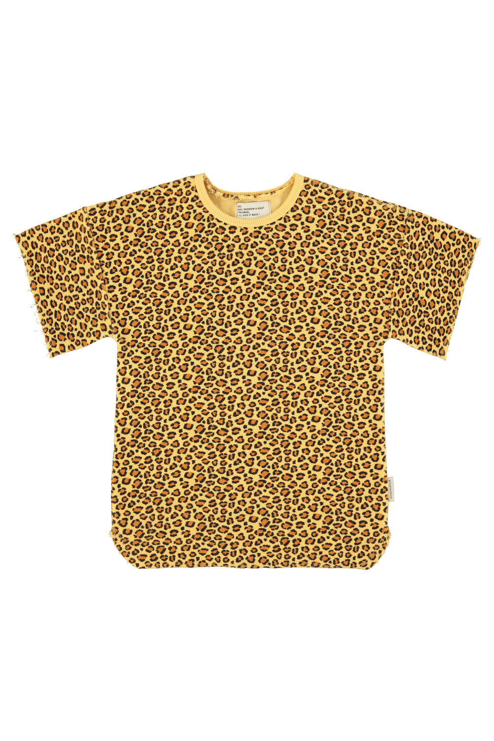 Piupiuchick - Kinder T-shirt Kleid - Bio-Baumwolle - Leoparden Muster