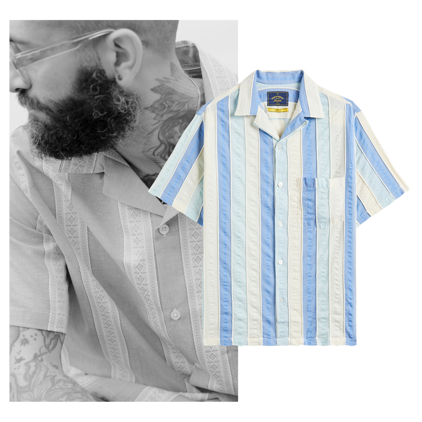 Portuguese Flannel - Punta Kurzarmhemd