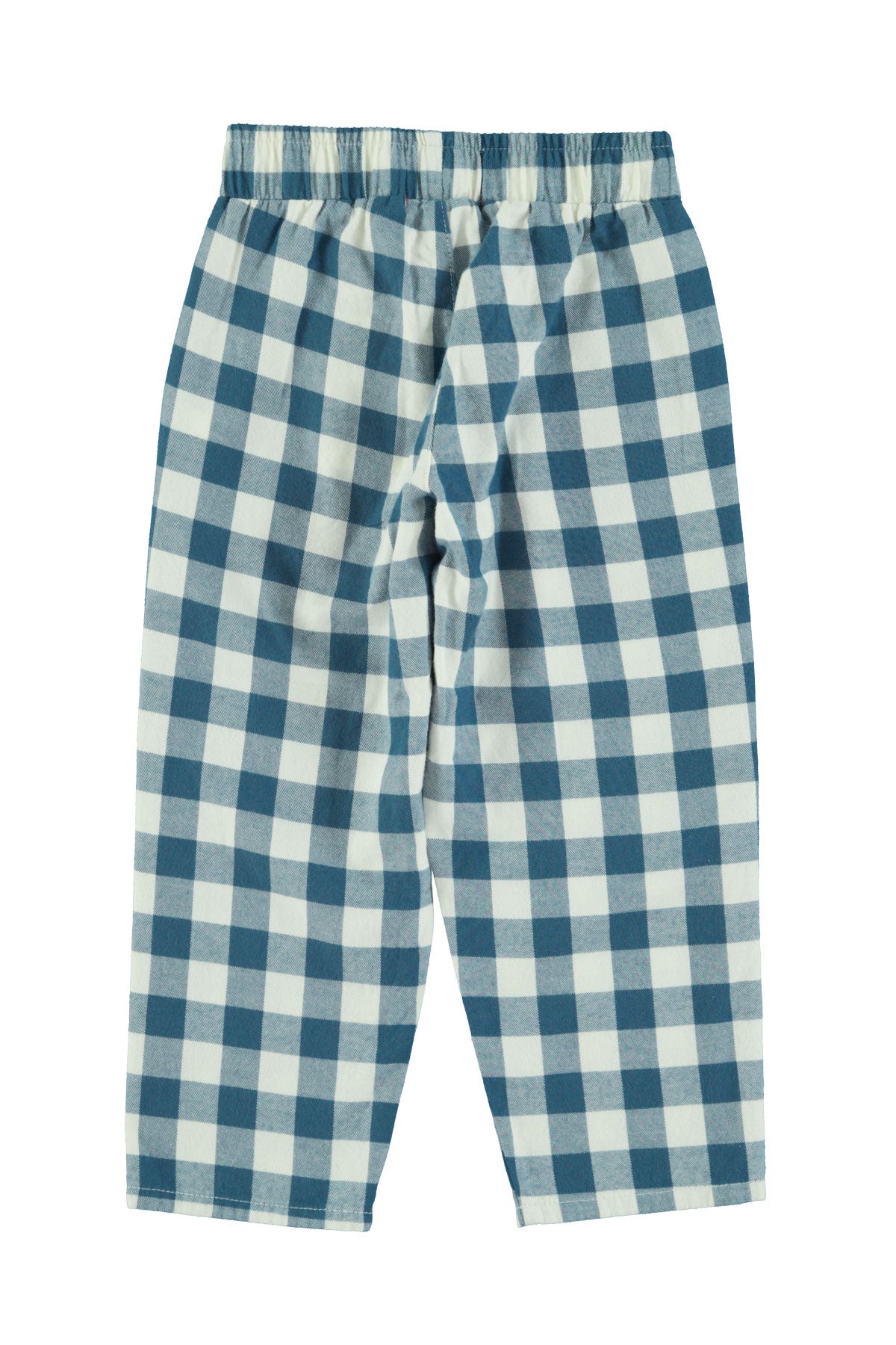 Piupiuchick AW25 - Unisex trousers | Blue & white checkered
