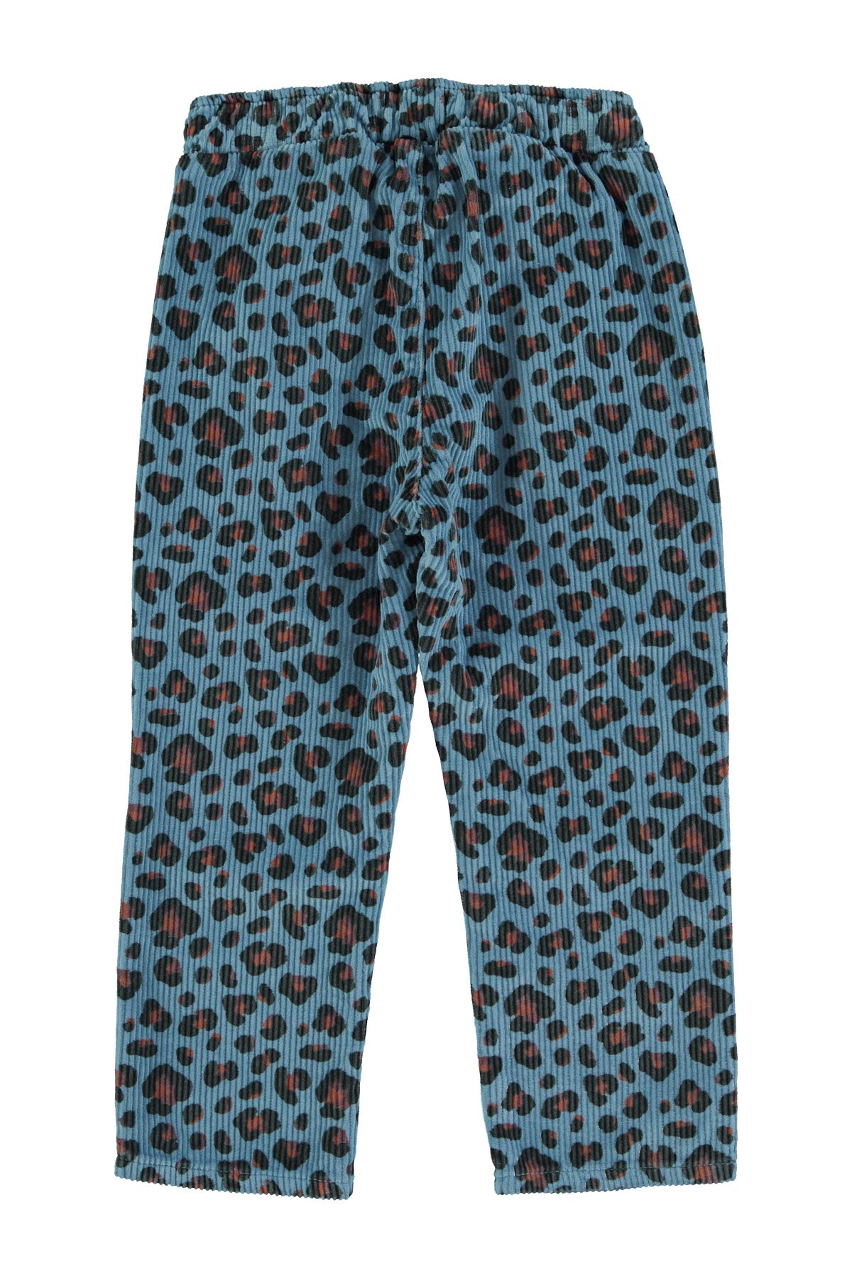 Piupiuchick AW25 - Unisex trousers | Blue w/ animal print