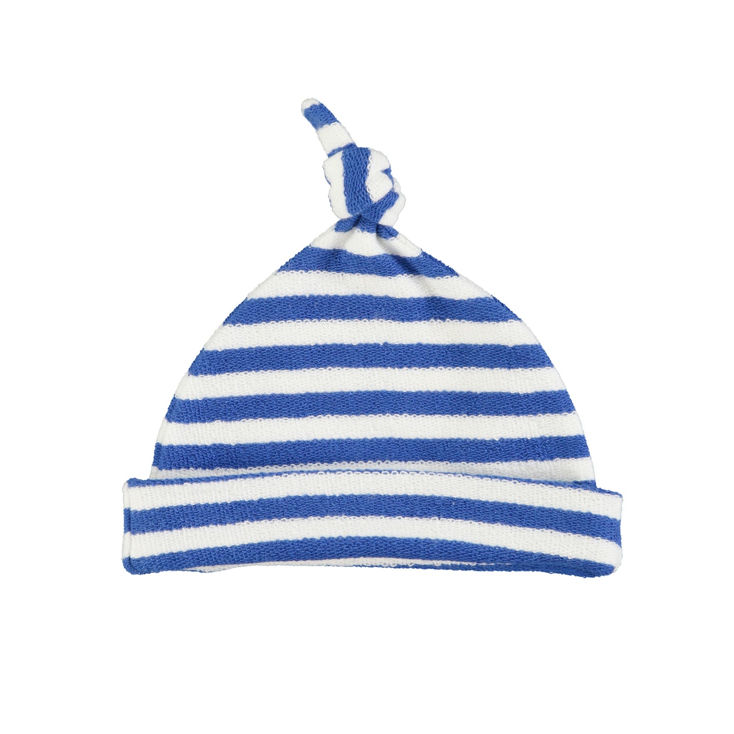 Piupiuchick - Newborn Hat Blue & White Stripes SS25
