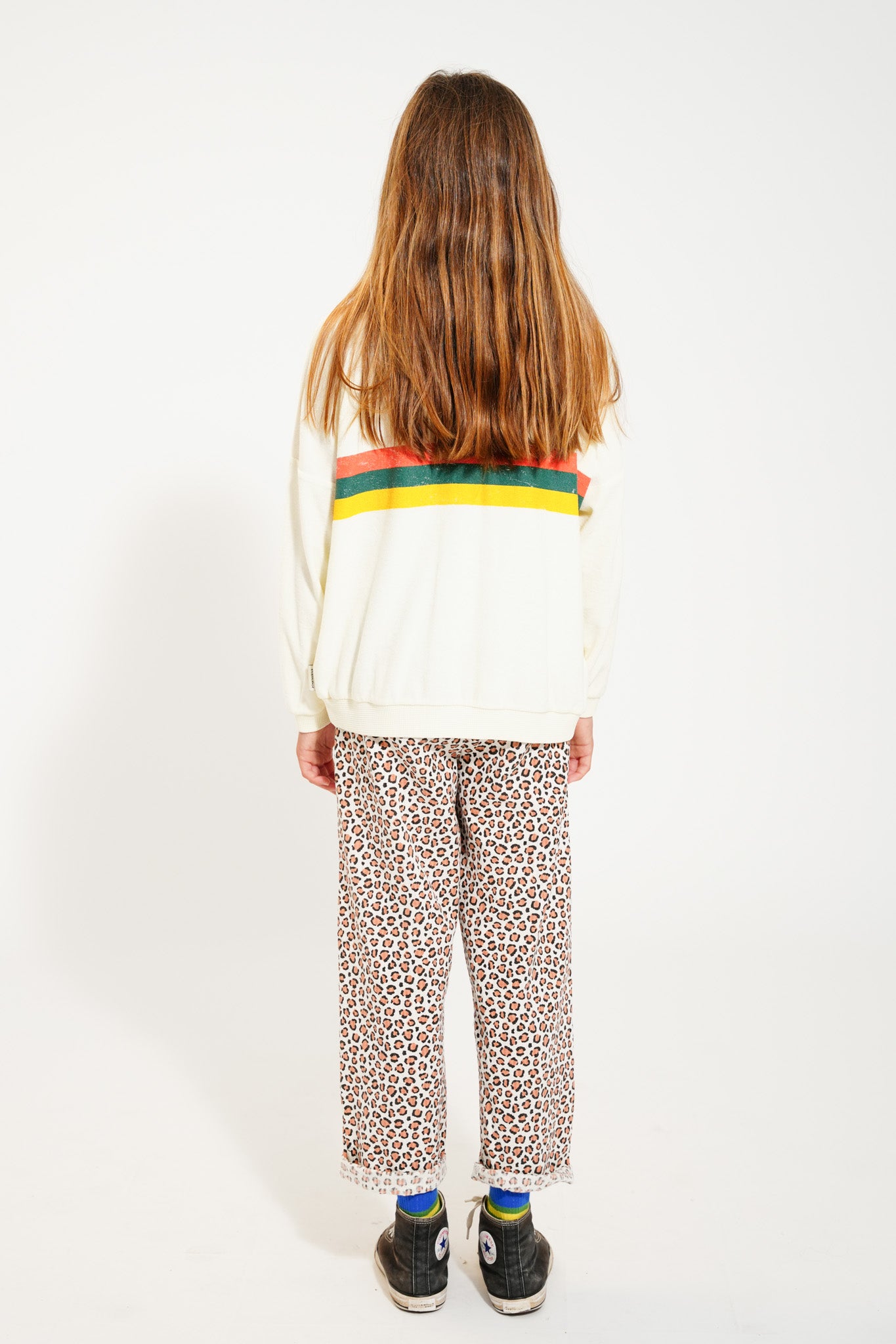 Piupiuchick - Trousers Ecru Animal Print SS25